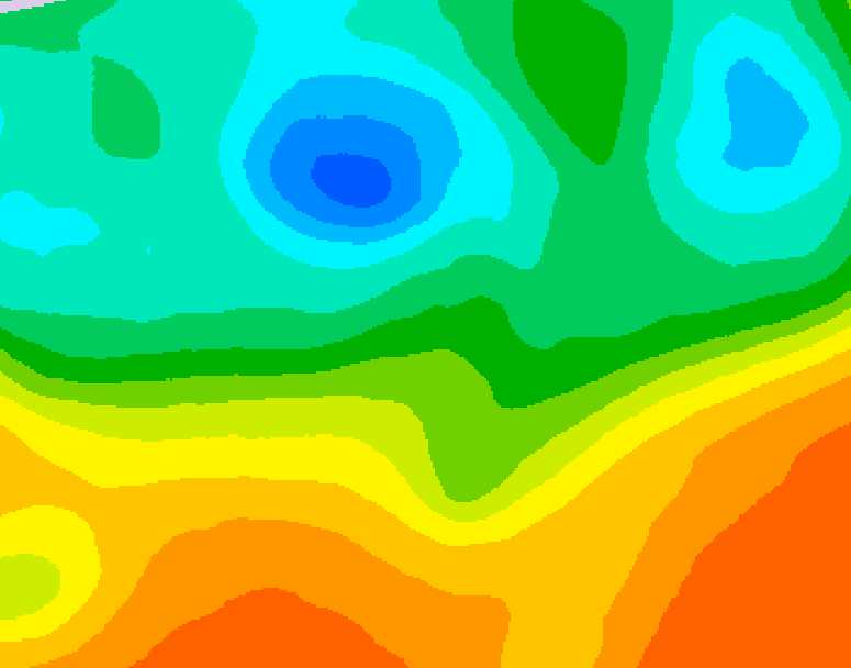 GDPS 500 millibar geopotential height 234 hour forecast chart for Canada based on 2025/05/26 0000Z data