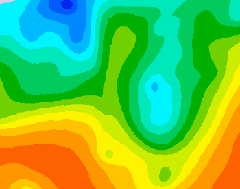 GDPS 500 millibar geopotential height 120 hour forecast chart for Canada based on 2025/05/26 1200Z data