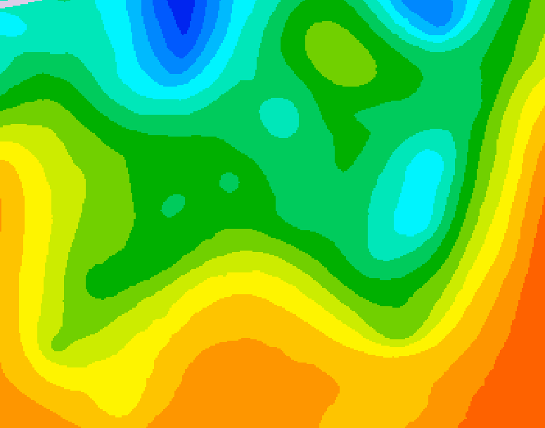 GDPS 500 millibar geopotential height 168 hour forecast chart for Canada based on 2025/05/26 1200Z data
