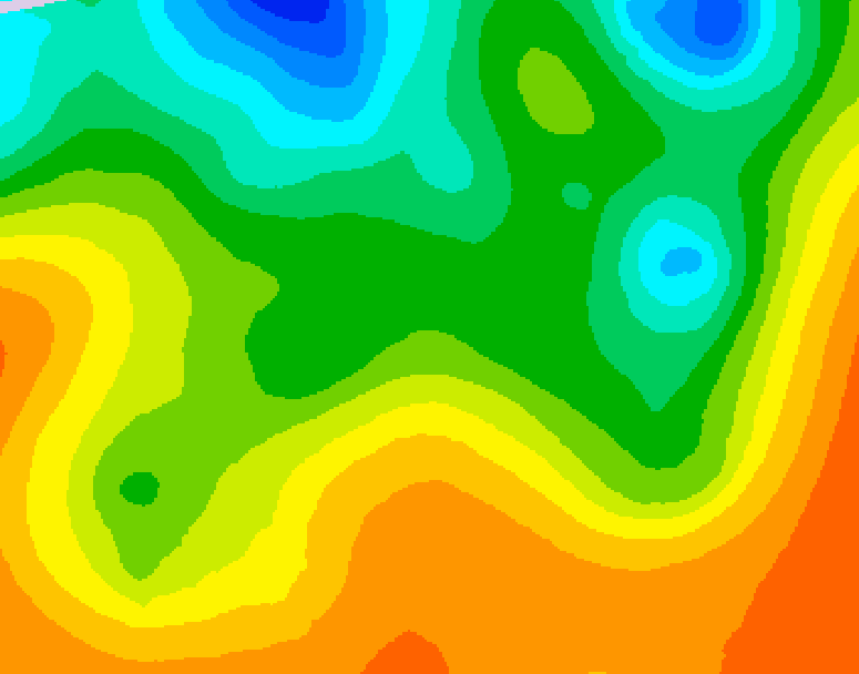 GDPS 500 millibar geopotential height 180 hour forecast chart for Canada based on 2025/05/26 1200Z data
