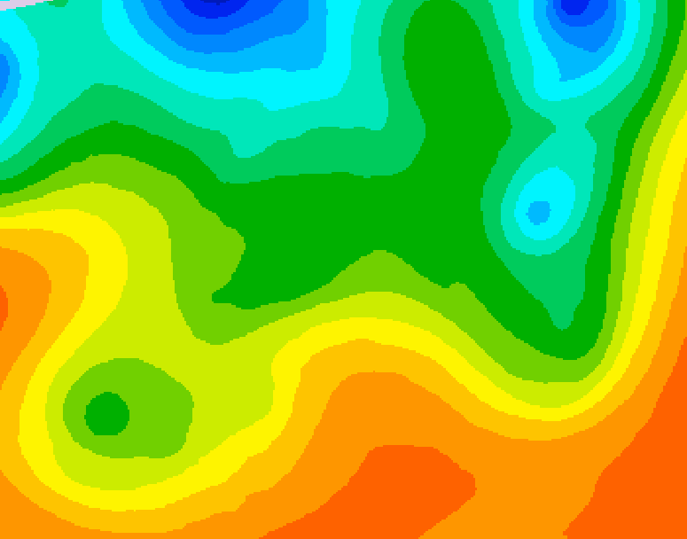 GDPS 500 millibar geopotential height 192 hour forecast chart for Canada based on 2025/05/26 1200Z data