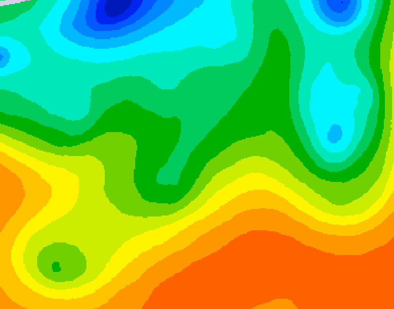GDPS 500 millibar geopotential height 216 hour forecast chart for Canada based on 2025/05/26 1200Z data