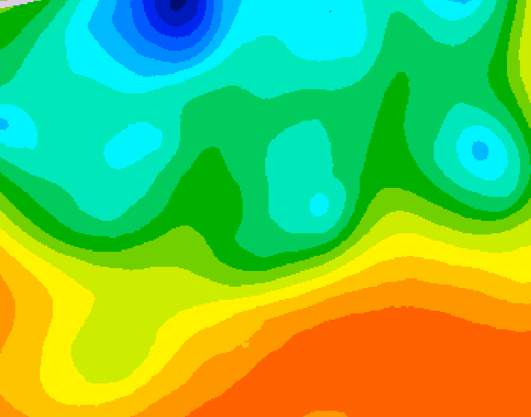 GDPS 500 millibar geopotential height 240 hour forecast chart for Canada based on 2025/05/26 1200Z data