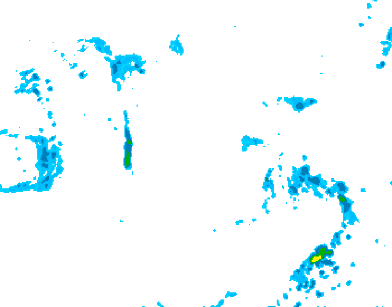 GDPS precipitation 108 hour forecast chart for Canada based on 2025/05/26 0000Z data