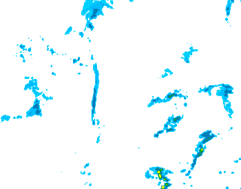 GDPS precipitation 108 hour forecast chart for Canada based on 2025/05/26 1200Z data