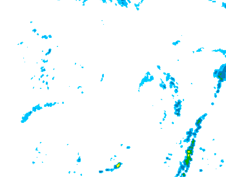 GDPS precipitation 132 hour forecast chart for Canada based on 2025/05/26 1200Z data