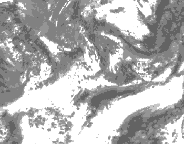GDPS total cloud 216 hour forecast chart for Canada based on 2025/05/26 0000Z data