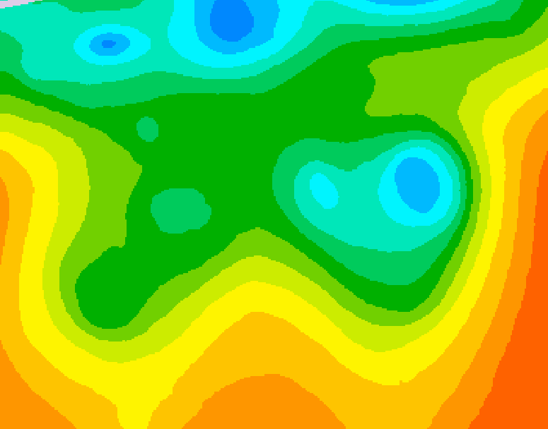 GDPS 500 millibar geopotential height 156 hour forecast chart for Canada based on 2025/05/27 0000Z data