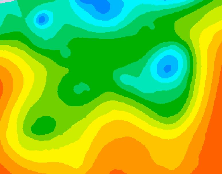 GDPS 500 millibar geopotential height 168 hour forecast chart for Canada based on 2025/05/27 0000Z data