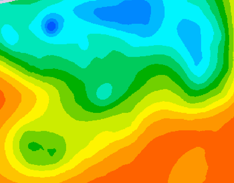 GDPS 500 millibar geopotential height 204 hour forecast chart for Canada based on 2025/05/27 0000Z data