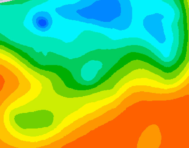 GDPS 500 millibar geopotential height 210 hour forecast chart for Canada based on 2025/05/27 0000Z data