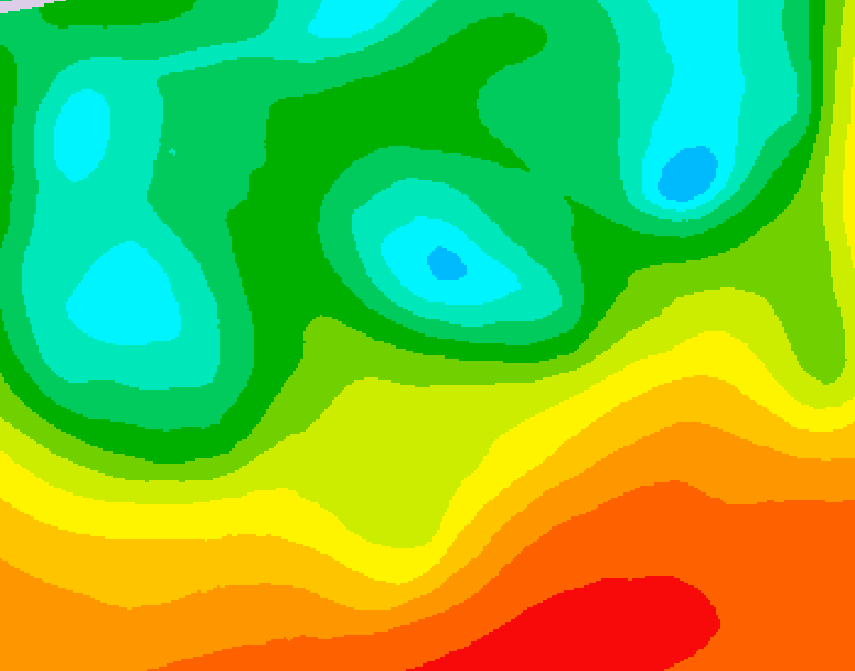 GDPS 500 millibar geopotential height 228 hour forecast chart for Canada based on 2025/05/27 1200Z data