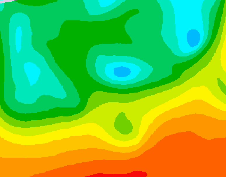 GDPS 500 millibar geopotential height 240 hour forecast chart for Canada based on 2025/05/27 1200Z data