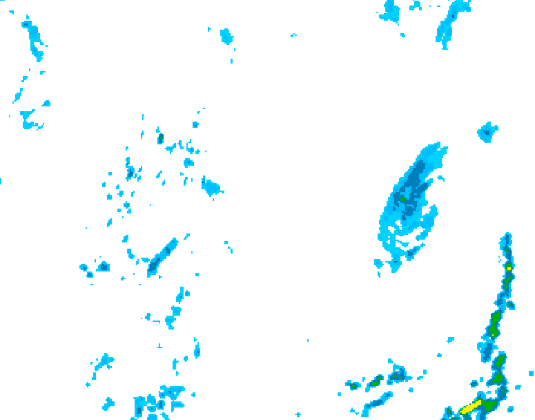 GDPS precipitation 132 hour forecast chart for Canada based on 2025/05/27 1200Z data