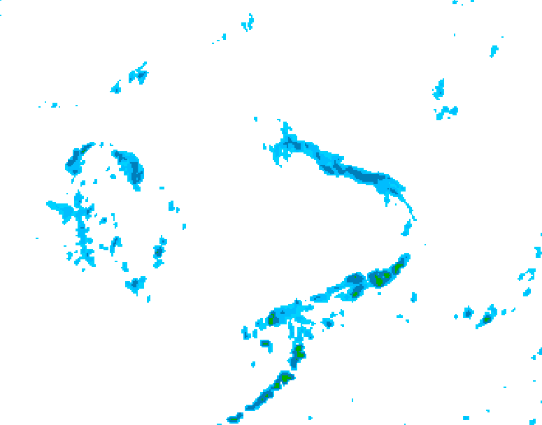 GDPS precipitation 228 hour forecast chart for Canada based on 2025/05/27 1200Z data