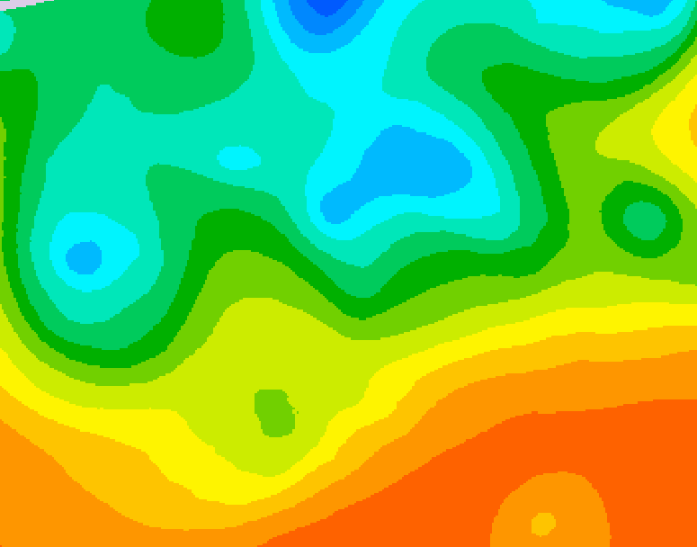 GDPS 500 millibar geopotential height 210 hour forecast chart for Canada based on 2025/05/28 0000Z data