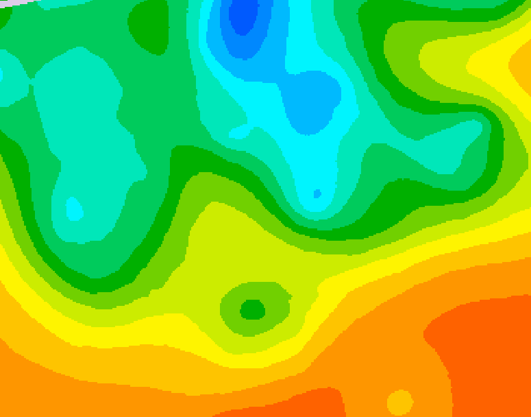 GDPS 500 millibar geopotential height 228 hour forecast chart for Canada based on 2025/05/28 0000Z data