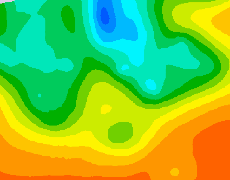 GDPS 500 millibar geopotential height 240 hour forecast chart for Canada based on 2025/05/28 0000Z data
