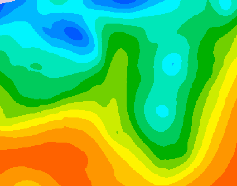 GDPS 500 millibar geopotential height 072 hour forecast chart for Canada based on 2025/05/28 1200Z data