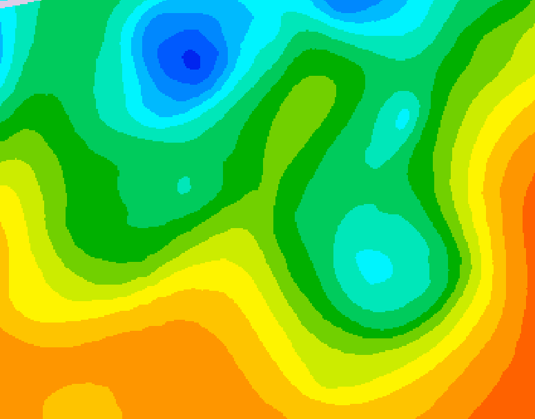 GDPS 500 millibar geopotential height 096 hour forecast chart for Canada based on 2025/05/28 1200Z data