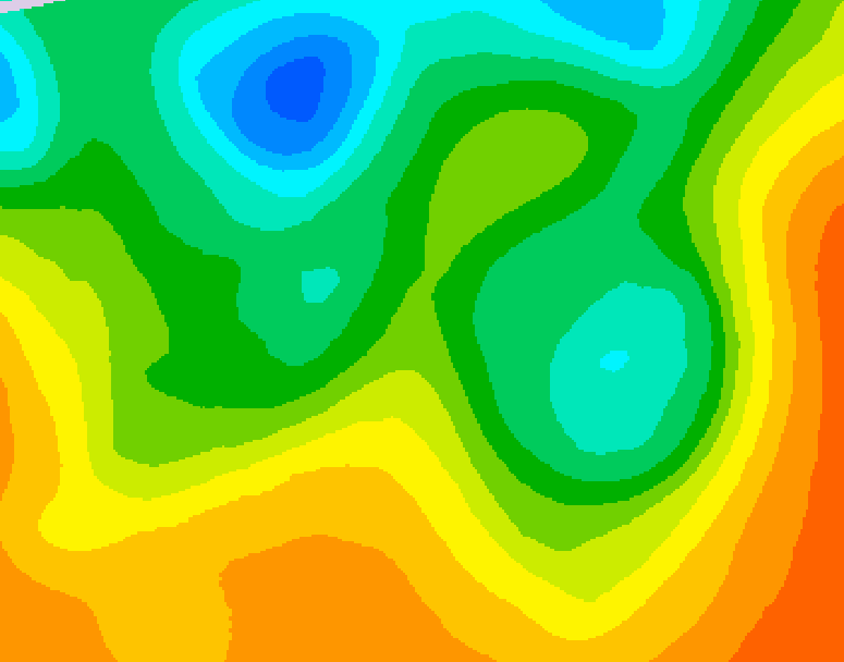 GDPS 500 millibar geopotential height 108 hour forecast chart for Canada based on 2025/05/28 1200Z data