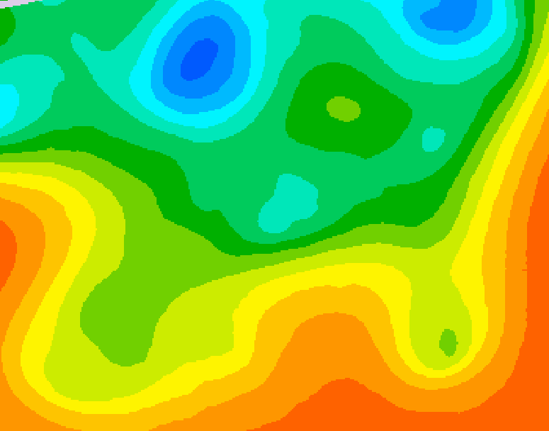 GDPS 500 millibar geopotential height 144 hour forecast chart for Canada based on 2025/05/28 1200Z data