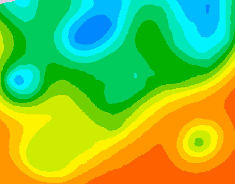GDPS 500 millibar geopotential height 174 hour forecast chart for Canada based on 2025/05/28 1200Z data