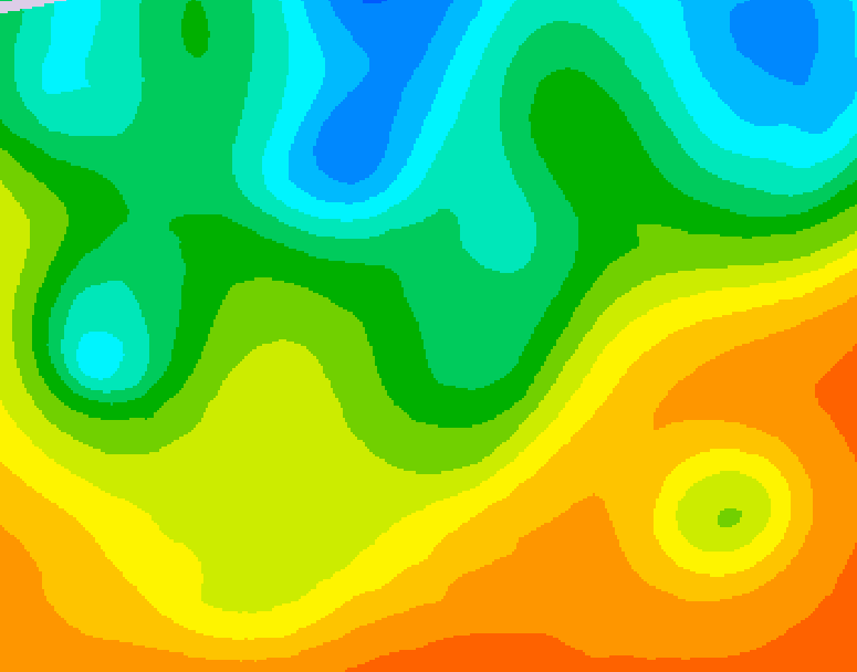GDPS 500 millibar geopotential height 192 hour forecast chart for Canada based on 2025/05/28 1200Z data