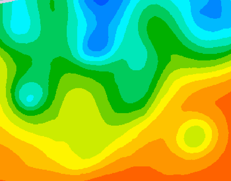 GDPS 500 millibar geopotential height 198 hour forecast chart for Canada based on 2025/05/28 1200Z data
