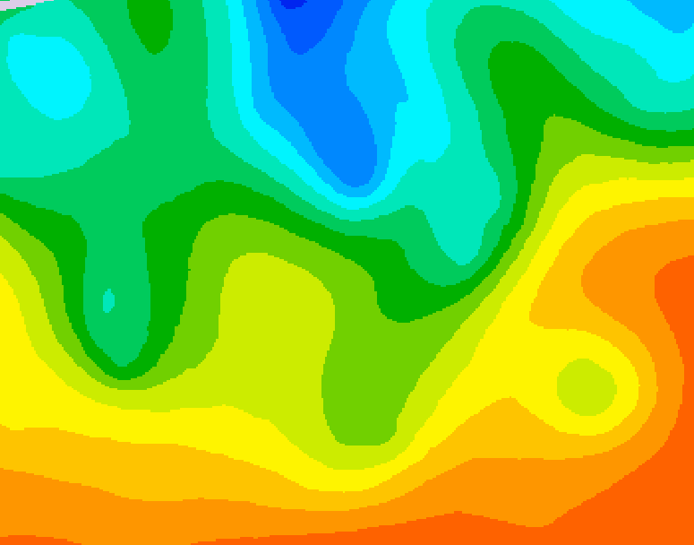 GDPS 500 millibar geopotential height 216 hour forecast chart for Canada based on 2025/05/28 1200Z data