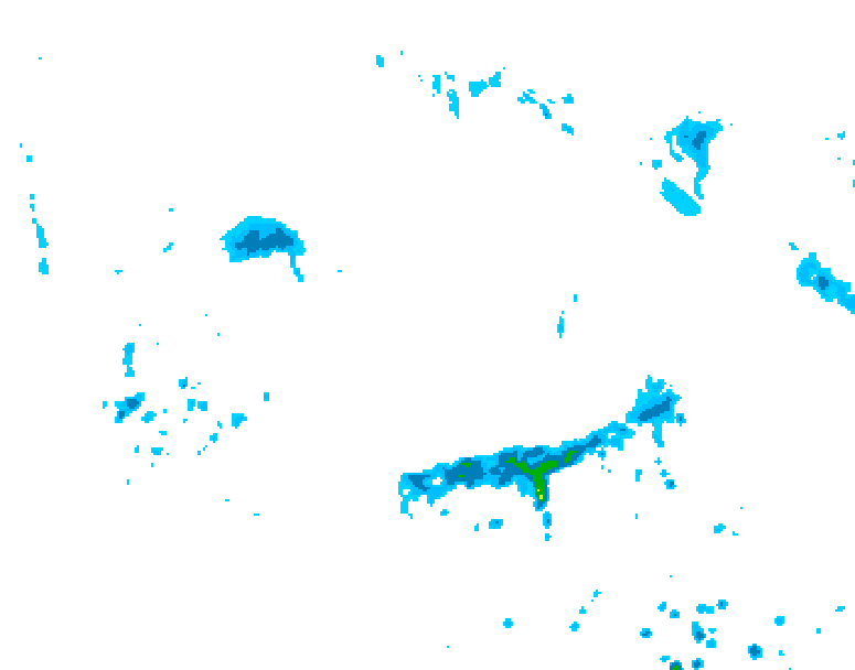GDPS precipitation 234 hour forecast chart for Canada based on 2025/05/28 0000Z data