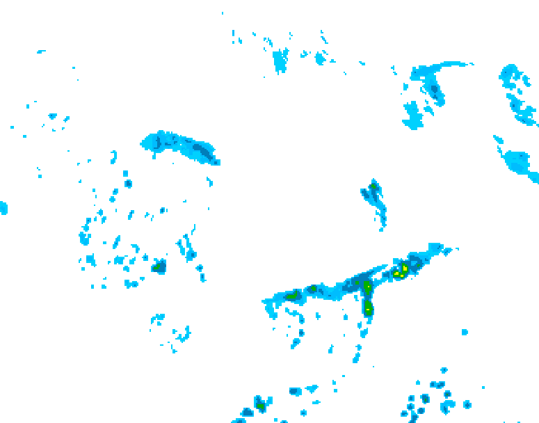 GDPS precipitation 240 hour forecast chart for Canada based on 2025/05/28 0000Z data