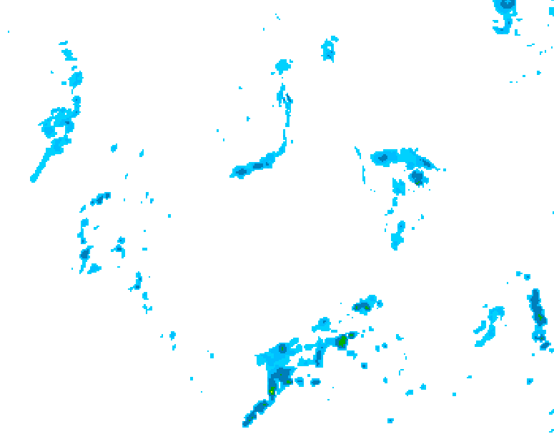 GDPS precipitation 204 hour forecast chart for Canada based on 2025/05/28 1200Z data