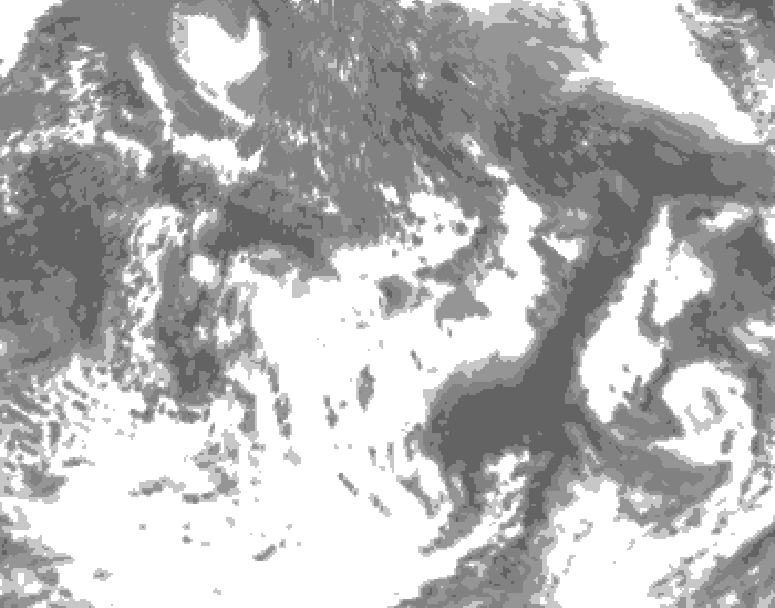 GDPS total cloud 228 hour forecast chart for Canada based on 2025/05/28 1200Z data