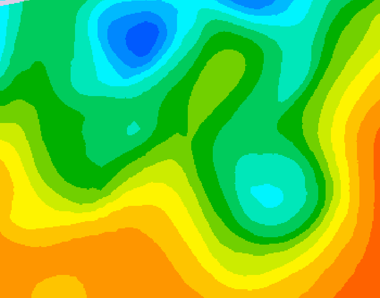 GDPS 500 millibar geopotential height 084 hour forecast chart for Canada based on 2025/05/29 0000Z data