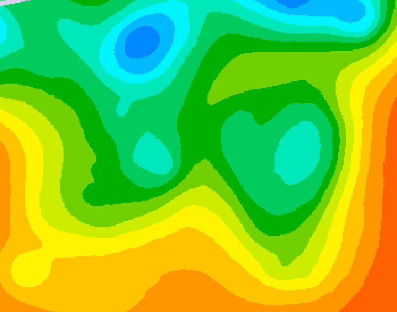 GDPS 500 millibar geopotential height 108 hour forecast chart for Canada based on 2025/05/29 0000Z data