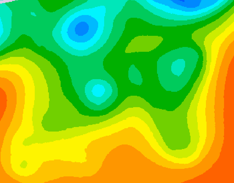 GDPS 500 millibar geopotential height 120 hour forecast chart for Canada based on 2025/05/29 0000Z data