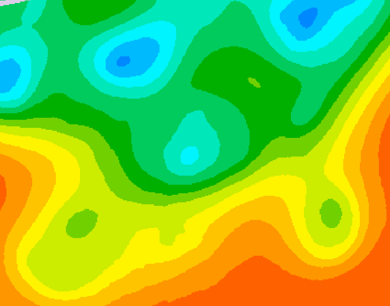 GDPS 500 millibar geopotential height 144 hour forecast chart for Canada based on 2025/05/29 0000Z data