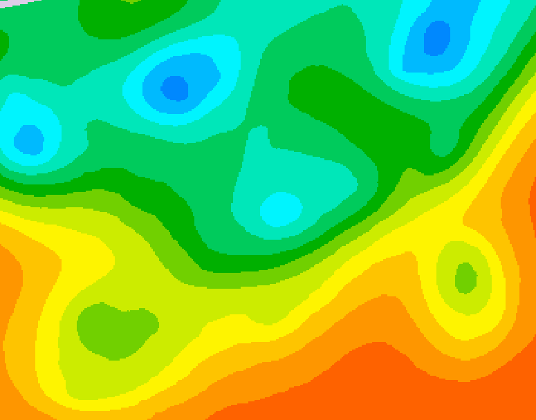 GDPS 500 millibar geopotential height 156 hour forecast chart for Canada based on 2025/05/29 0000Z data
