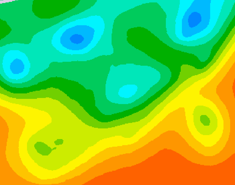 GDPS 500 millibar geopotential height 162 hour forecast chart for Canada based on 2025/05/29 0000Z data
