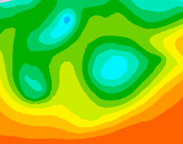 GDPS 500 millibar geopotential height 210 hour forecast chart for Canada based on 2025/05/29 0000Z data