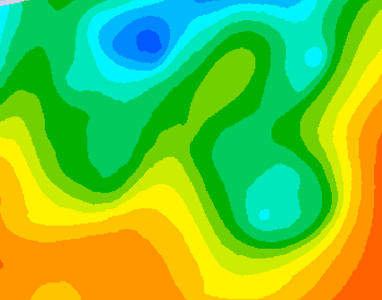 GDPS 500 millibar geopotential height 072 hour forecast chart for Canada based on 2025/05/29 1200Z data