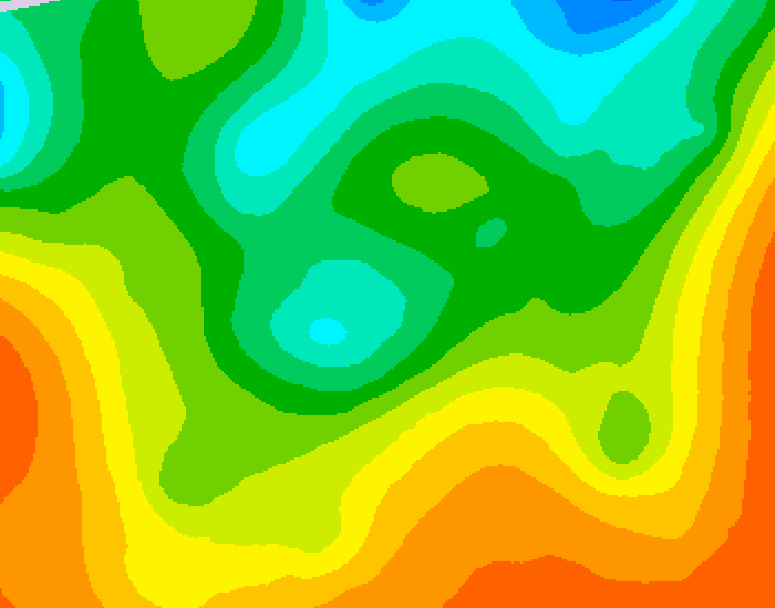 GDPS 500 millibar geopotential height 120 hour forecast chart for Canada based on 2025/05/29 1200Z data