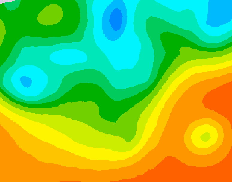 GDPS 500 millibar geopotential height 174 hour forecast chart for Canada based on 2025/05/29 1200Z data