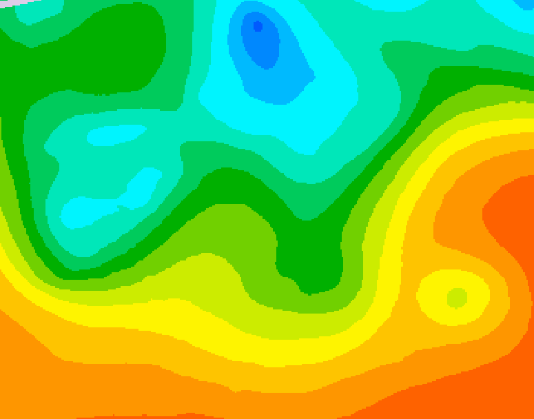 GDPS 500 millibar geopotential height 192 hour forecast chart for Canada based on 2025/05/29 1200Z data