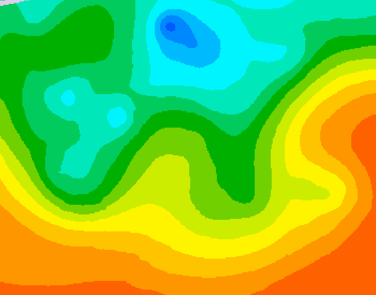 GDPS 500 millibar geopotential height 204 hour forecast chart for Canada based on 2025/05/29 1200Z data