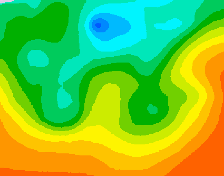 GDPS 500 millibar geopotential height 216 hour forecast chart for Canada based on 2025/05/29 1200Z data