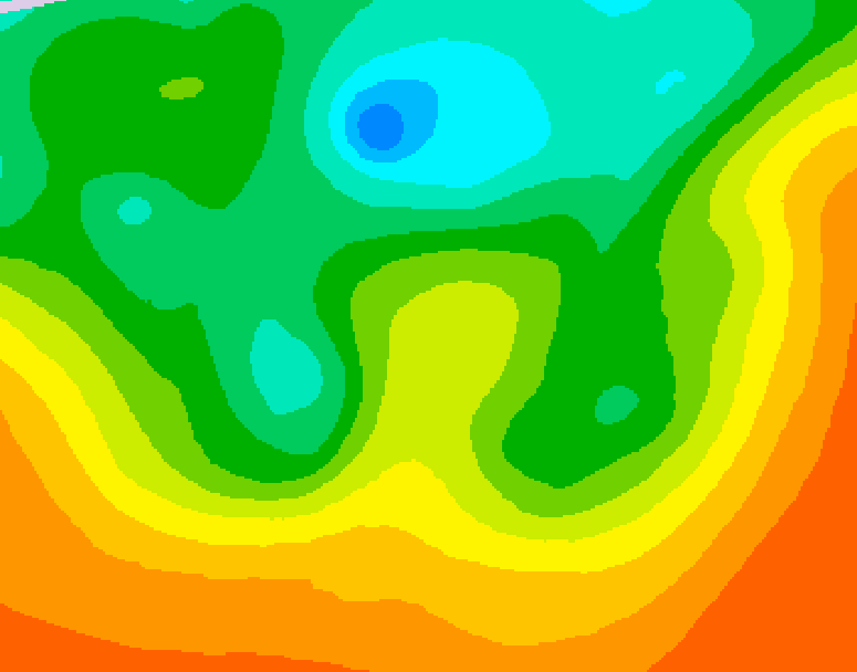 GDPS 500 millibar geopotential height 228 hour forecast chart for Canada based on 2025/05/29 1200Z data