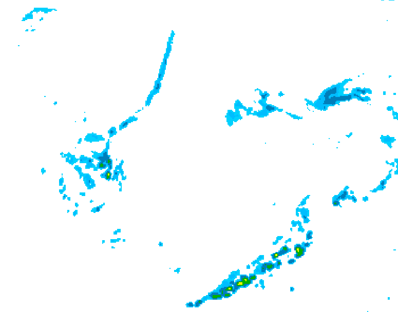 GDPS precipitation 216 hour forecast chart for Canada based on 2025/05/29 0000Z data