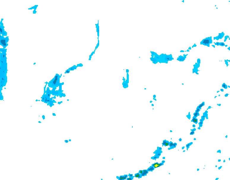 GDPS precipitation 228 hour forecast chart for Canada based on 2025/05/29 0000Z data